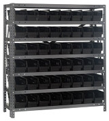 SHELF BIN UNITS -- COMPLETE PACKAGES - H1239-101-BK