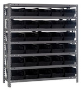 SHELF BIN UNITS -- COMPLETE PACKAGES - H1239-102-BK