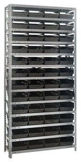 SHELF BIN UNITS -- COMPLETE PACKAGES - H1875-108-BK