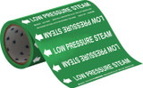 Brady 109440 Self-Adhesive Pipe Marker - Vinyl - White on Green - B-946 - 67676