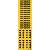Brady 7313-3C Self-Adhesive Pipe Marker - Vinyl - 94922