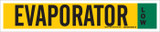 Brady 90350 Self-Adhesive Pipe Marker - Vinyl - Black / Green on Yellow - B-946