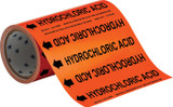 Brady 109308 Self-Adhesive Pipe Marker - Vinyl - Black on Orange - B-946 - 67540
