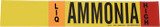 Brady 90462 Self-Adhesive Pipe Marker - Vinyl - Black / Orange / Red on Yellow - B-946