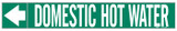 Brady Pipe Markers-To-Go 108899 Self-Adhesive Pipe Marker - Vinyl - White on Green - B-946 - 67131