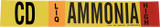 Brady 90401 Self-Adhesive Pipe Marker, 3 in to 5 in - Vinyl - Black / Orange / Red / White on Yellow - B-946