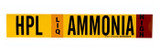Brady 90406 Self-Adhesive Pipe Marker, 3 in to 5 in - Vinyl - Black / Orange / Red / White on Yellow - B-946