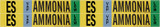 Brady 90423 Self-Adhesive Pipe Marker, 1 in to 2 1/2 in - Vinyl - Black / Blue / Green / White on Yellow - B-946