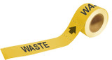 Brady Pipe Markers-To-Go 20479 Self-Adhesive Pipe Marker - Plastic - Yellow - B-736