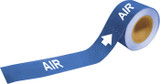 Brady Pipe Markers-To-Go 20401 Self-Adhesive Pipe Marker - Plastic - White on Blue - B-736