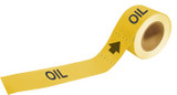 Brady Pipe Markers-To-Go 73914 Self-Adhesive Pipe Marker - Plastic - Yellow - B-736