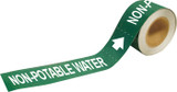 Brady Pipe Markers-To-Go 109528 Self-Adhesive Pipe Marker - Vinyl - White on Green - B-946 - 67764