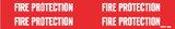 Brady 103546 Self-Adhesive Pipe Marker, 3/4 in to 2 3/8 in - Vinyl - White on Red - B-946 - 17530