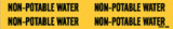 Brady 103547 Self-Adhesive Pipe Marker, 3/4 in to 2 3/8 in - Vinyl - Black on Yellow - B-946 - 17531