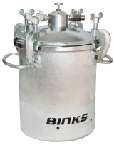 Binks 2 Gallon Hose/Gun Cleaner Tank Pressurized