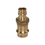 ProPEX LF Brass Copper Press Adapter 1/2" PEX x 1/2" Copper