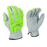 Radians Cut Resistant Goatskin Work Gloves With Aramid Lining Size XL