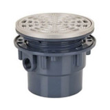 Adj Floor Drain 2 Pvc 6ss R&s Sq