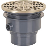 Adj Floor Drain 3 Pvc 6nb R&s Rnd