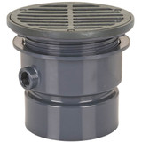 Adj Floor Drain 4 Pvc 6ci R&s