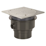 Adj Floor Cleanout 3 Abs 6ss R&c Sq