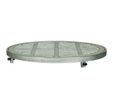 Fat Max Ring & Grate Satin Nickel