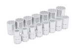 Urrea 1/2" Drive Metric Socket Set (15PC)