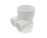 Horizontal Twin Tee 3" x 3"x 1-1/2" x 1-1/2"