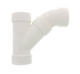 PVC DWV Wye and 1/8 Bend Combo - 2 Piece