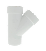 PVC DWV Street Wye (SPGxHxH)