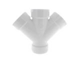 PVC DWV Double Wye