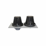 Roof Drain & Overflow Combo 2in Nh Ci
