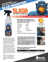 Blue Monster Slash Cleaner Degreaser Literature