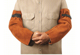 Best Welds 23" Leather Sleeves w/ Snaps Closure