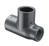 3/4" x 1/2" x 3/4" Schedule 80 CPVC Reducing Tee (SOC x FPT x SOC)