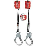 Honeywell Miller Twin Turbo G2 Connector 9Ft Fall Protection System w/Steel Rebar Hooks