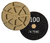 Scanmaskin WS Ceramics 3″ Medium Bond 100 Grit Ceramic Polishing Tool