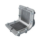 4 In Fip Scupper Drain With Flush Al Grate