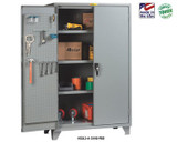 12 Ga. Cabinets With Pegboard Doors - HSSL2-A-2460-PBD