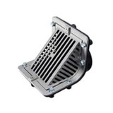 6 In Fip Scupper Drain With Angle Al Grate