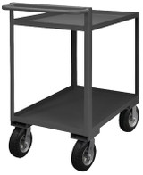 2 Shelf Stock Carts With Raised Handles - HRSCR-2448-95