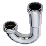 J-bend 1-1/4" Chrome 22ga
