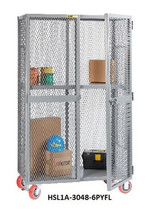All-Welded Mobile Storage Lockers - HSLN-3060-6PYFL