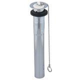 0140854-po Plug Drain 2pc 1-1/4"x5 Chrm W/ovrflw,  Stopper & Chain