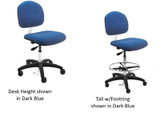 Bench Depot™ Esd Fabric Chairs - HLNT-DFB-1L-LIGHT-BLUE
