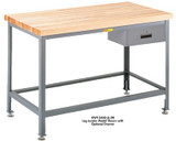Butcher Block Top Tables - HWT-2424-3R-DR
