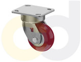 Casterdepot Ergonomic, Top Plate Casters - Poly On Aluminum Wheel - Capacities Up To 1500 Lbs. - HC002.990