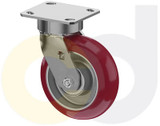 Casterdepot Ergonomic, Top Plate Casters - Poly On Aluminum Wheel - Capacities Up To 1500 Lbs. - HC003.000