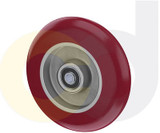 Casterdepot Ergonomic, Top Plate Casters - Poly On Aluminum Wheel - Capacities Up To 1500 Lbs. - HW001.283
