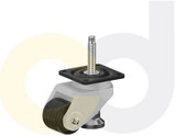 Casterdepot Leveling Casters - Nylon Wheel - Extended Foot Adjustment - Capacities Up To 700 Kg. - HC015.53B